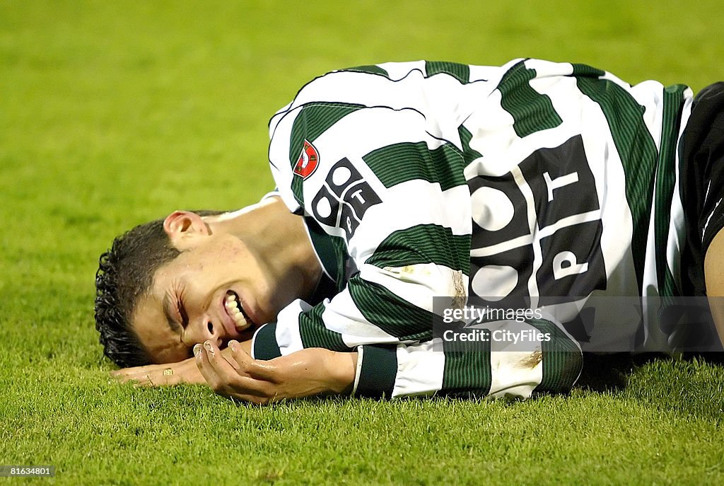 Cristiano Ronaldo at Sporting Lisbon - File Photo - January 30, 2002