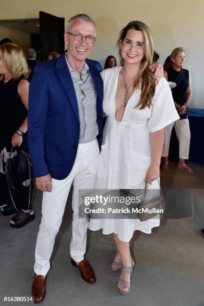 Chad Leat and Merrin Jenkins attend the Midsummer Party 2017 at Parrish Art Museum on July 15, 2017 in Water Mill, New York.