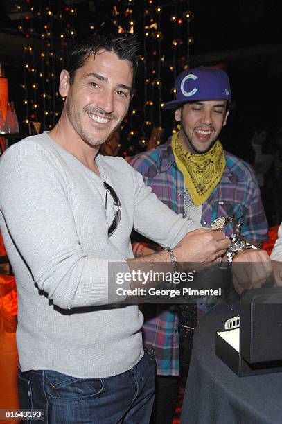 Jonathan Knight of New Kids on the Block visits the 19th Annual MuchMusic Video Awards - On 3 Productions Gift Lounge on June 14, 2008 at Chum/City...