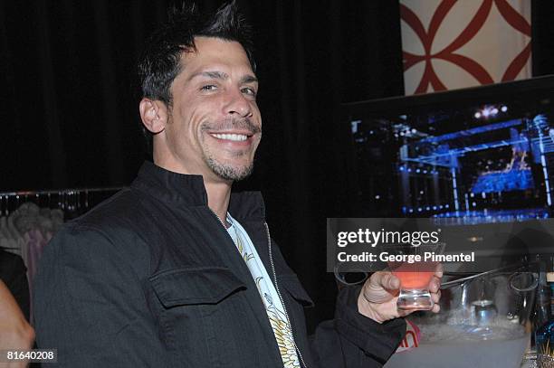 Danny Wood of New Kids on the Block visits the 19th Annual MuchMusic Video Awards - On 3 Productions Gift Lounge on June 14, 2008 at Chum/City...