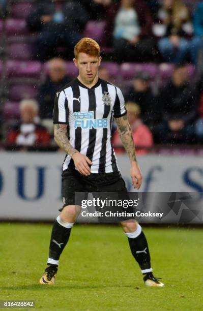 Newcastle's Jack Colback during the pre season friendly between Hearts and Newcastle on July 14, 2017 in Edinburgh, Scotland.