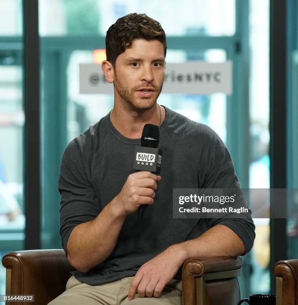 Filmmaker Jason Zeldes attends Build to discuss the documentary "Romeo Is Bleeding" at Build Studio on July 17, 2017 in New York City.