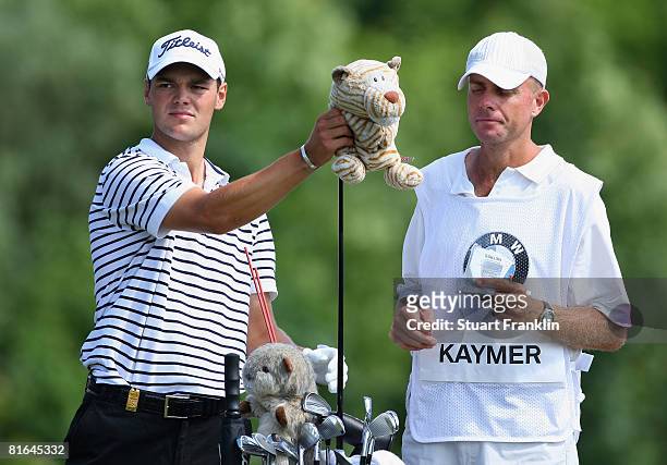 Martin Kaymer of Germany and caddie Justin Hoyte during the second round of The BMW International Open Golf at The Munich North Eichenried Golf Club...