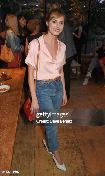 Hannah Tointon attends the press night party for "Twilight Song" at The Park Theatre on July 17, 2017 in London, England.