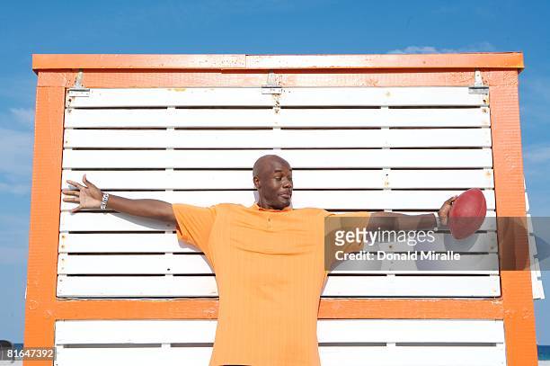 Wide Receiver Roy Williams of the Detroit Lions poses during a portrait session for the NFL Players Association at the Raleigh Hotel on June 19, 2007...