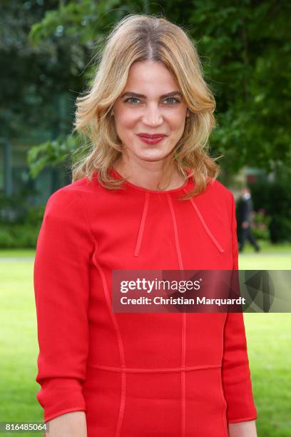 Rike Schmid attends the '#weiles2017ist' Reception And Closing Ceremony at Bundeskanzleramt on July 17, 2017 in Berlin, Germany..