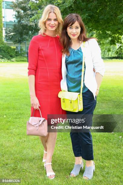 Rike Schmid and Loretta Stern attends the '#weiles2017ist' Reception And Closing Ceremony at Bundeskanzleramt on July 17, 2017 in Berlin, Germany..