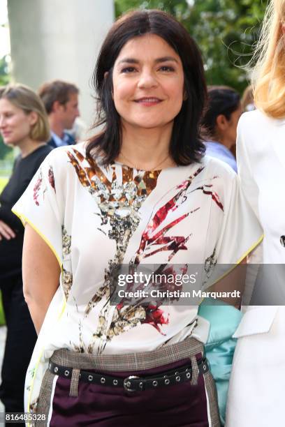 Jasmin Tabatabai attends the '#weiles2017ist' Reception And Closing Ceremony at Bundeskanzleramt on July 17, 2017 in Berlin, Germany..