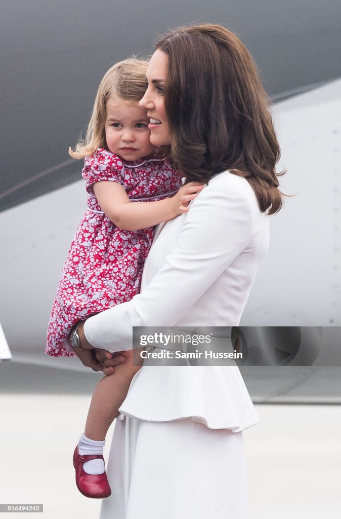 The Duke And Duchess Of Cambridge Visit Poland - Day 1
