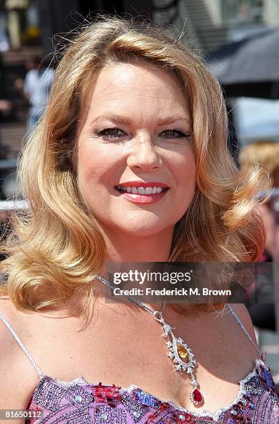 Actress Leann Hunley arrives at the 35th Annual Daytime Emmy Awards held at the Kodak Theatre on June 20, 2008 in Hollywood, California.