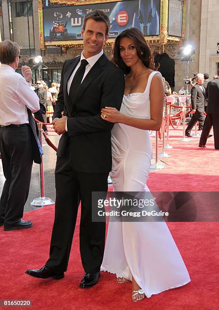 Actor Cameron Mathison and his wife Vanessa Arevalo arrive at the 35th Annual Daytime Emmy Awards at the Kodak Theatre on June 20, 2008 in Los...