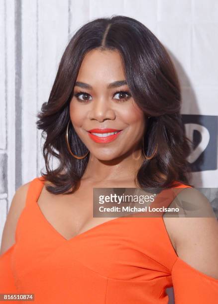 Actress Regina Hall visits the Build Series to discuss the movie "Girls Trip" at Build Studio on July 17, 2017 in New York City.