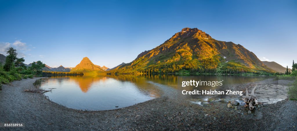 Twee Medicine Lake Sunrise