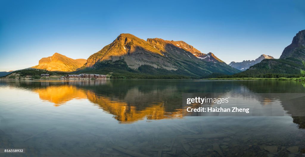 Swiftcurrent Lake at Dawn