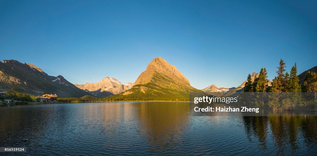 Swiftcurrent Lake at Dawn