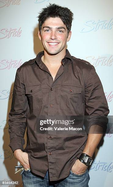 Actor Robert Adamson arrives at the Stride Gum's 3rd Annual Celebration of the longest day of the year at the Crown Bar on June 20, 2008 in Los...