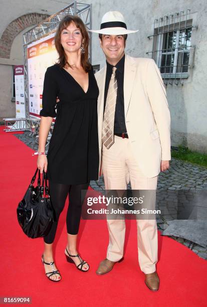 Stephen Sikder and Kristina Naefe attends the 'Wir lieben Kino Director's Cut' at the Praterinsel on June 21, 2008 in Munich, Germany. .