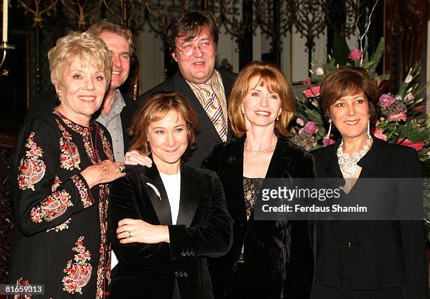 Dame Diana Rigg, Robert Bathurst, Zoe Wanamaker Stephen Fry, Jane Asher and Linda Bellingham