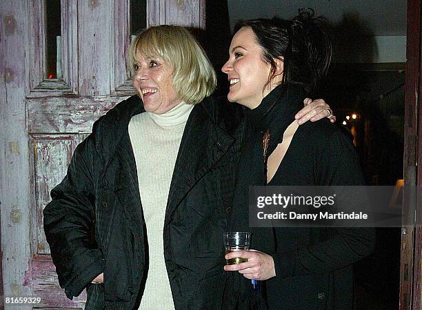 Dame Diana Rigg and Rachael Stirling