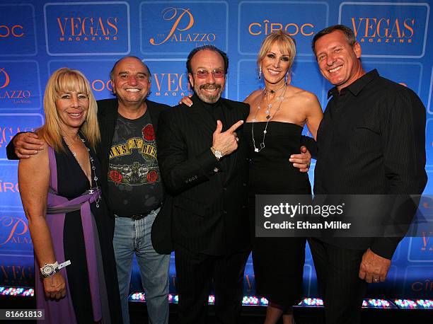 Fashion designer Sandi Powers, chairman of Ocean Drive Media Group Jerry Powers, entertainment manager Bernie Yuman, publisher of Vegas Magazine...