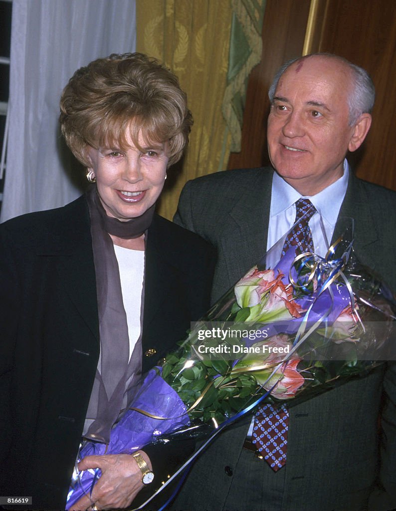 Mikhail and Raisa Gorbachev...
