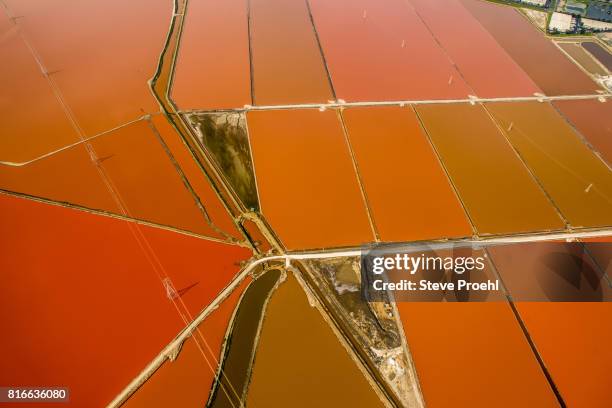 san francisco bay salt - salt pond stock pictures, royalty-free photos & images