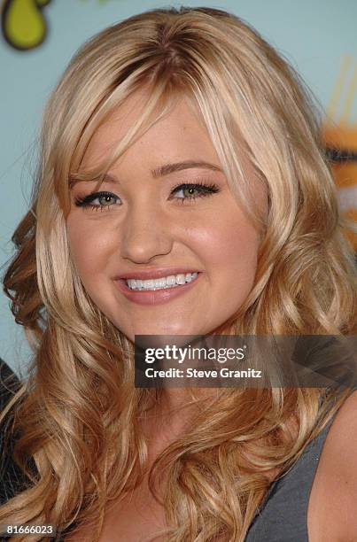 Michalka arrives at the 2008 Nickelodeons Kids Choice Awards at the Pauley Pavilion on March 29, 2008 in Los Angeles