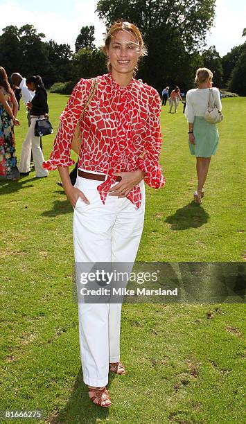 Yasmin LeBon attends the IWC Laureus Polo Cup 2008 at the Ham Polo Club in Richmond-upon-Thames on June 22, 2008 in London, England.