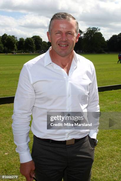 Sean Fitzpatrick attends the IWC Laureus Polo Cup 2008 at the Ham Polo Club in Richmond-upon-Thames on June 22, 2008 in London, England.