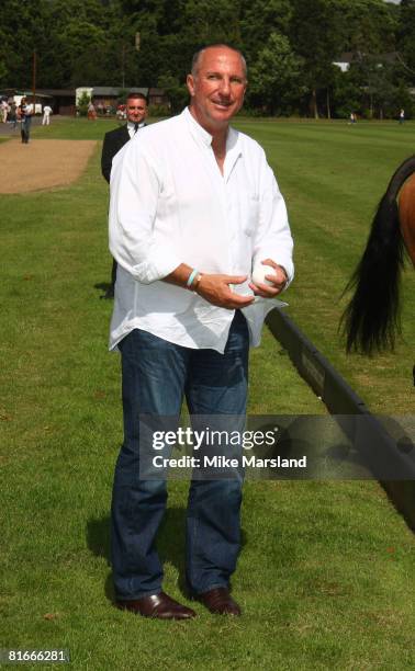 Ian Botham attends the IWC Laureus Polo Cup 2008 at the Ham Polo Club in Richmond-upon-Thames on June 22, 2008 in London, England.
