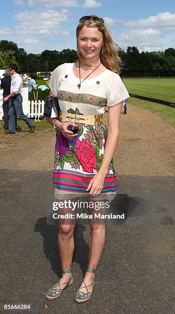 Jodie Kidd attends the IWC Laureus Polo Cup 2008 at the Ham Polo Club in Richmond-upon-Thames on June 22, 2008 in London, England.