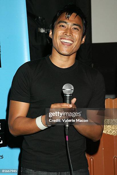 Director, producer and cinematographer P.J. Raval attends the 2008 Los Angeles Film Festival's "Trinidad" Screening at Majestic Crest Theater June...