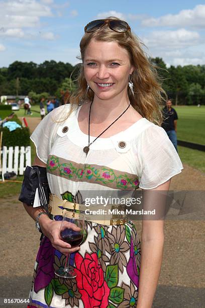 Jodie Kidd attends the IWC Laureus Polo Cup 2008 at the Ham Polo Club in Richmond-upon-Thames on June 22, 2008 in London, England.