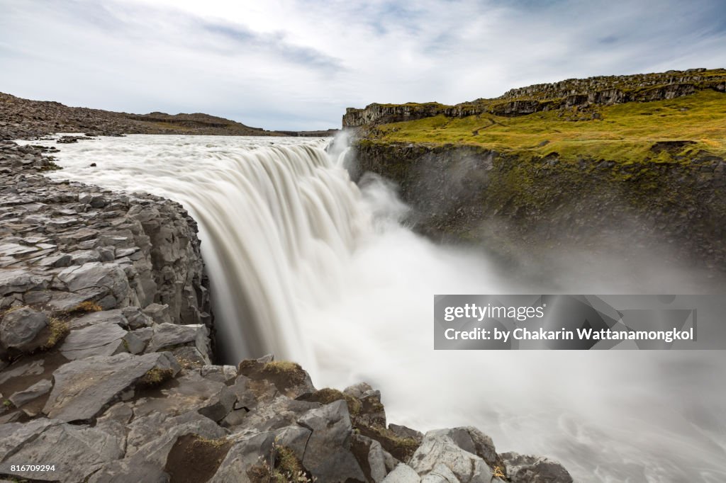 Dettifoss Waterfall, Iceland.