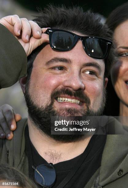 Kevin Smith arrives at the Disney-Pixar's WALL-E Premiere on June 21, 2008 at Greek Theatre in Los Angeles, California.