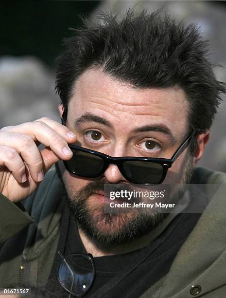 Kevin Smith arrives at the Disney-Pixar's WALL-E Premiere on June 21, 2008 at Greek Theatre in Los Angeles, California.