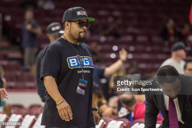 Ice Cube during a BIG3 Basketball league game on July 16, 2017 at Wells Fargo Center in Philadelphia, PA