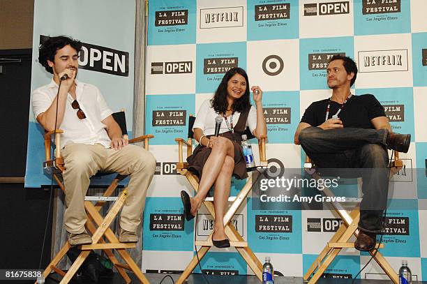 Jesse Bradford, Melonie Diaz and Clifton Collins Jr. Attend the 2008 Los Angeles Film Festival's Coffee Talk: Actors on June 22, 2008 at W Los...