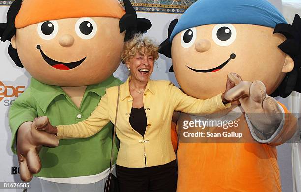 German Social Democrats presidential candidate Gesine Schwan attends the ZDF Summer Party on June 23, 2008 in Berlin, Germany.