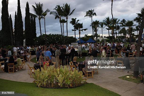 Guests attend the Taste of Ko Opening Night Reception at The 2008 Maui Film Festival on June 11, 2008 at Fairmont Kea Lani in Wailea, Hawaii.