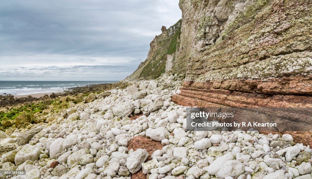 High cliffs at Speeton, Filey Bay, North Yorkshire