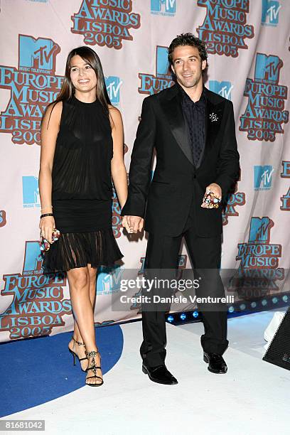 Alessandro Del Piero and wife