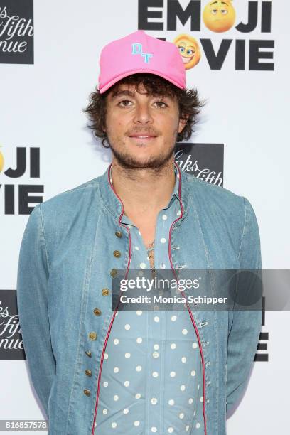 Designer Matthew Chevallard attends the Saks Fifth Avenue and Sony Picture Animation's celebration of "The Emoji Movie" at Saks Fifth Avenue on July...