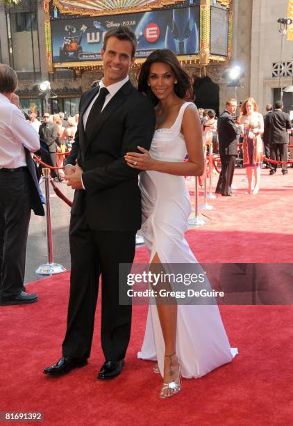 Actor Cameron Mathison and his wife Vanessa Arevalo arrive at the 35th Annual Daytime Emmy Awards at the Kodak Theatre on June 20, 2008 in Los...