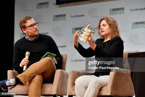 Daniela Rus of MIT CSAIL speaks at the TechCrunch Sessions: Robotics at Kresge Auditorium on July 17, 2017 in Cambridge, Massachusetts. TechCrunch...