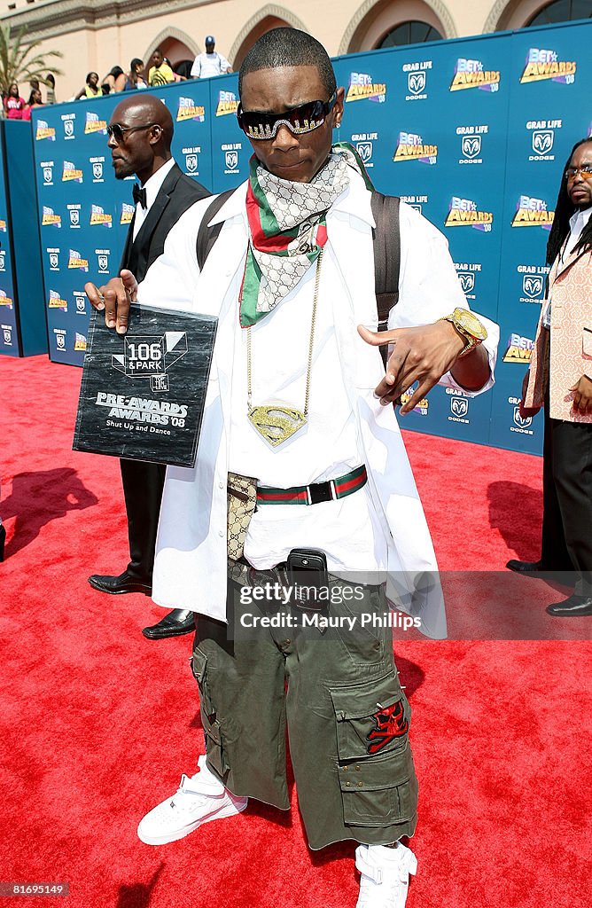 Sodjj Rapper Rapper Soulja Boy arrives to the 2008 BET Awards at the Shrine... News ...