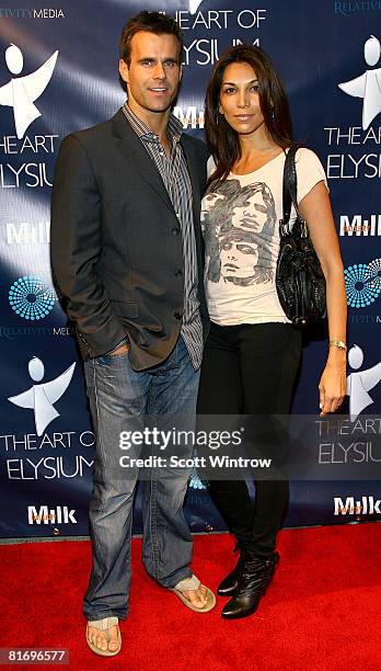 Actor Cameron Mathison and Vanessa Arevalo attend "Rebel Rebel" a Milk Gallery project presented by The Art of Elysium on June 24, 2008 at Milk...