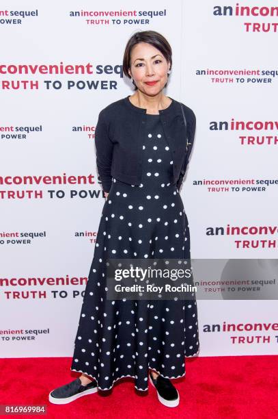 Ann Curry attends "An Inconvenient Sequel: Truth To Power" New York screening at the Whitby Hotel on July 17, 2017 in New York City.