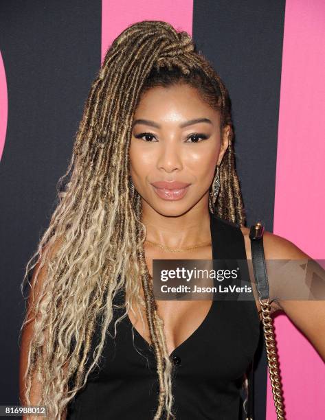 Actress Simone Shepherd attends the premiere of "Girls Trip" at Regal LA Live Stadium 14 on July 13, 2017 in Los Angeles, California.