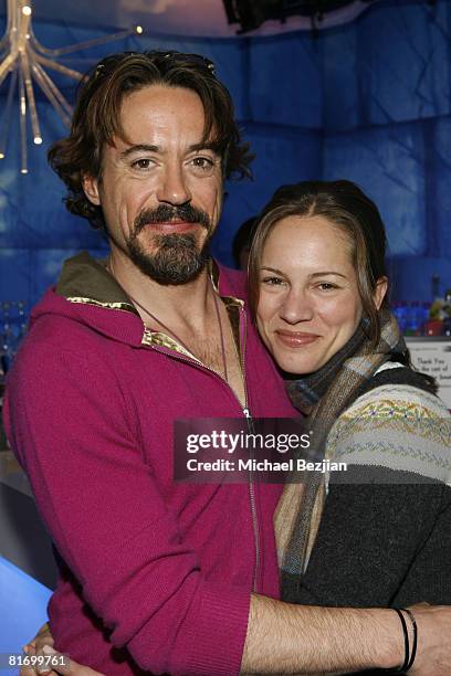 Robert Downey Jr and Susan Downey